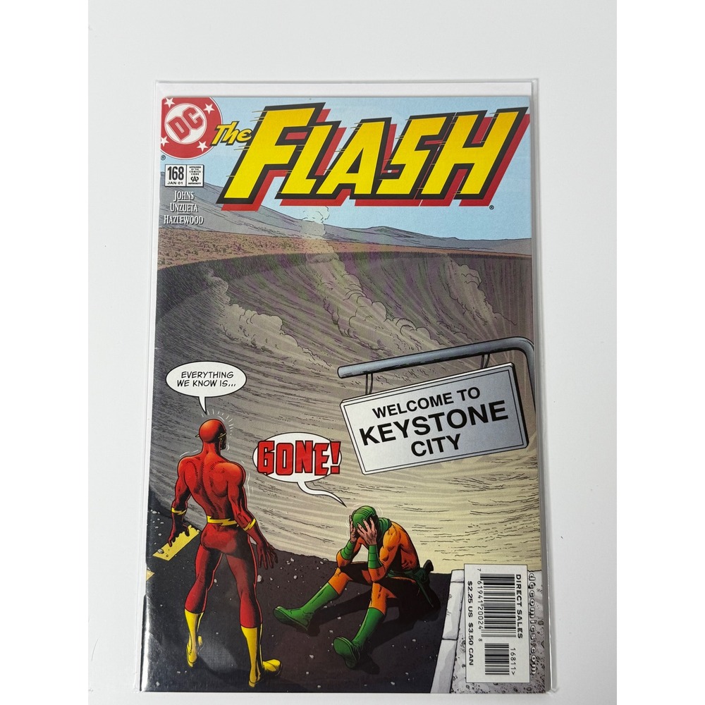 DC Comics The Flash 168 Jan 2001 Geoff Johns Welcome to Keystone City Modern Age